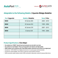 Kit Riparazione Tetto Panoramico BMW X5 E53E70 (6 pezzi)