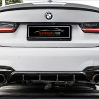 DIFFUSORE +2 TERMINALI INOX *Look M3* per BMW Serie 3 G20/G80M Performance