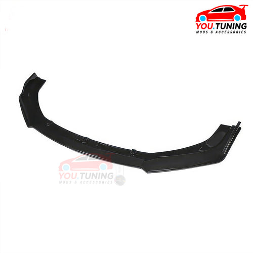 SPOILER LAMA SOTTO PARAURTI✨ALFA ROMEO 147 156 159✨FRONT LIP LUCIDO NERO ABS