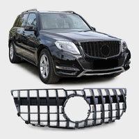 per Mercedes GLK X204 2012-2015 Griglia Sportiva Nero Lucido