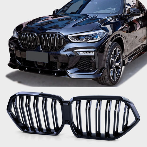 per X6 G06 2019-2022 Griglia Radiatore M Sport Doppia Striscia