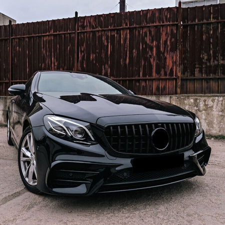 per Mercedes E C238 A238 2016-2019 Griglia Radiatore AMG GT Nero – vista 5
