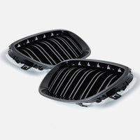 per Serie 5 E60 E61 2003-2010 Griglia M Look Nero Lucido