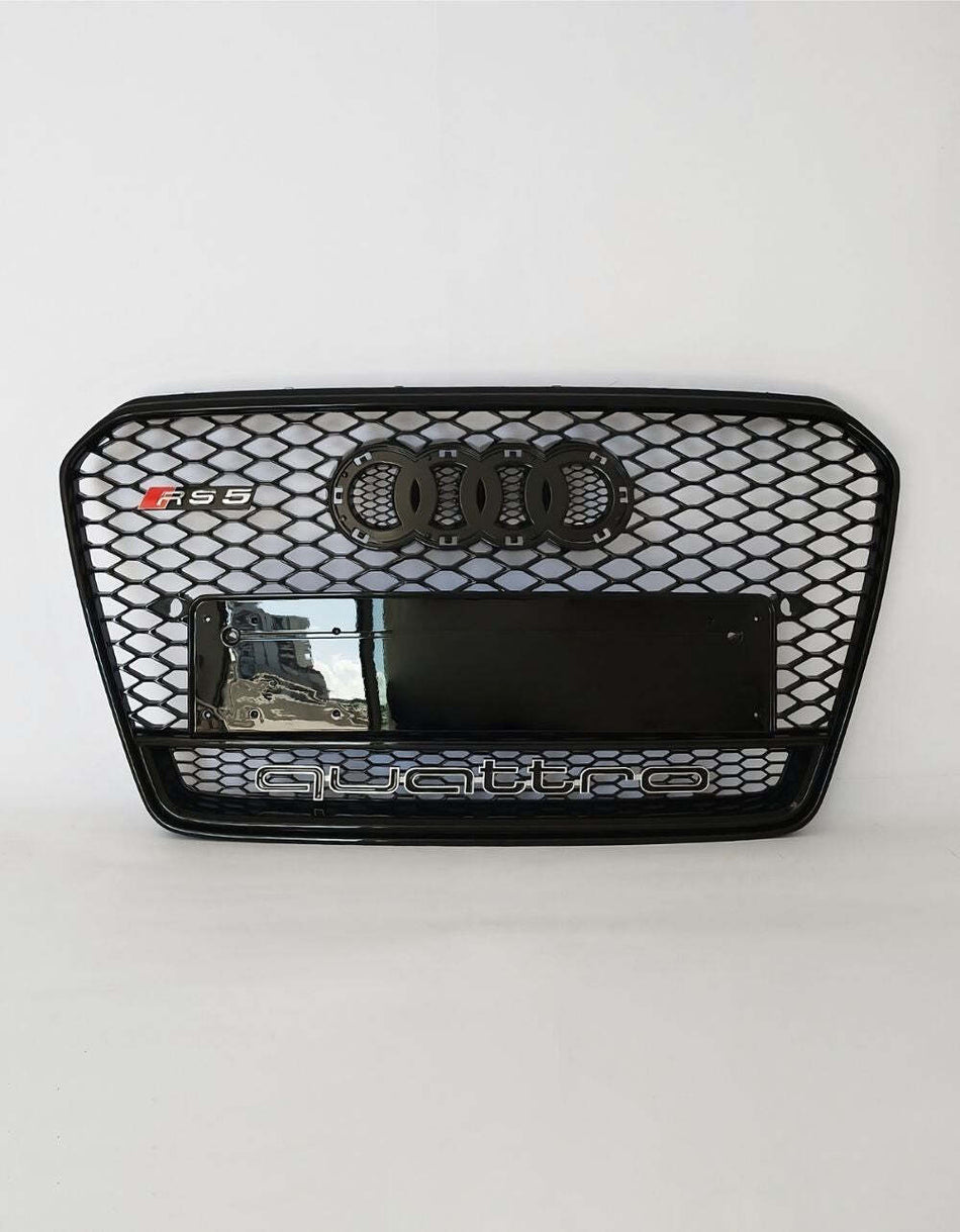 per AUDI A5 8T 2012-2016 Griglia Radiatore RS5 Look Quattro PDC