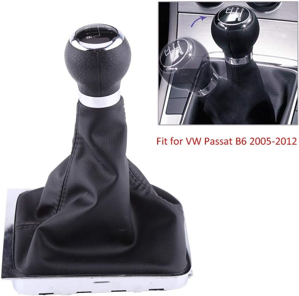 Pomello Manopola cuffia Ghetta 6 Marce Cambio per AUDI A4 VW Passat B6-B7 – vista 6