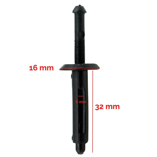 Clip ferma-cofano BMW X3 X5 X6 - 10 pz