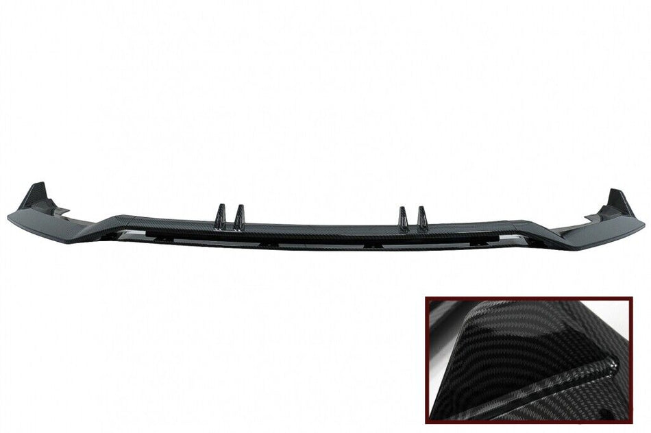 Spoiler per paraurti anteriore per Audi A4 B9 8W S-Line (2016-2018) Carbon Look