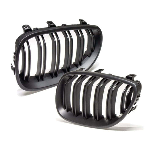 per Serie 5 E60 E61 2003-2010 Griglia M Look Nero Opaco