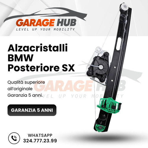 ALZACRISTALLI BMW SERIE 3 E90 E91 MECCANISMO POSTERIORE DESTRA 2005>2012