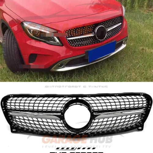 GRIGLIA ✨DIAMANTATA AMG LOOK Per MERCEDES GLA X156 2014-2017 *PREMIUM DESIGN*