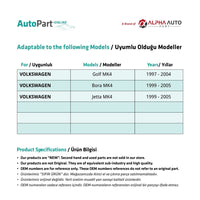 Cavo Apertura Porta Interna per VW Golf 4 Bora 4 Jetta 4