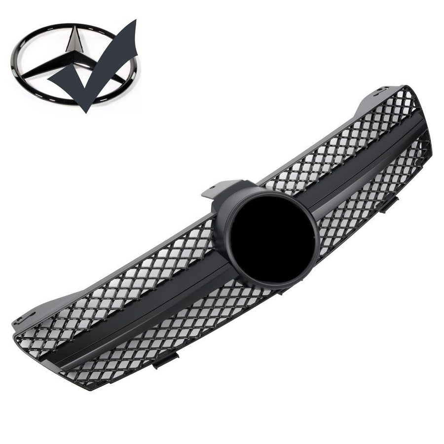 Griglia griglia sportiva per Mercedes W219 CLS 2004-2008 nero opaco AMG LOOK