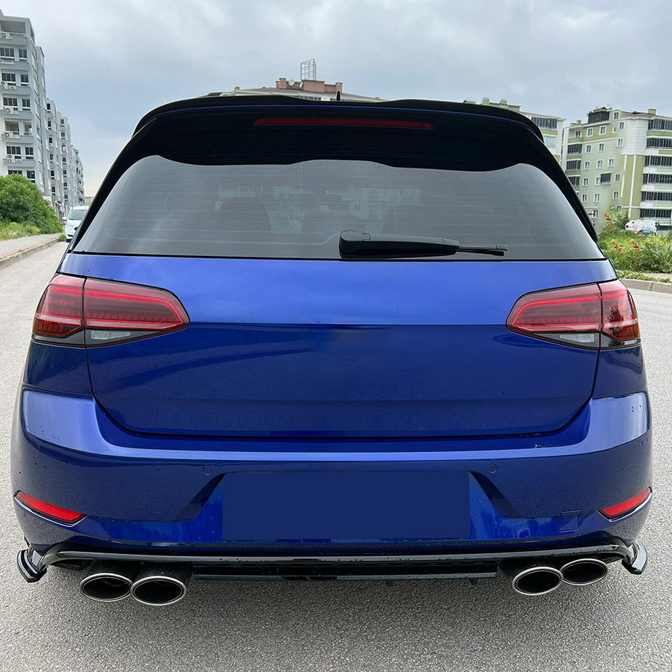Spoiler laterali posteriori compatibili con VW VOLKSWAGEN Golf MK7.5 R 2017-2020