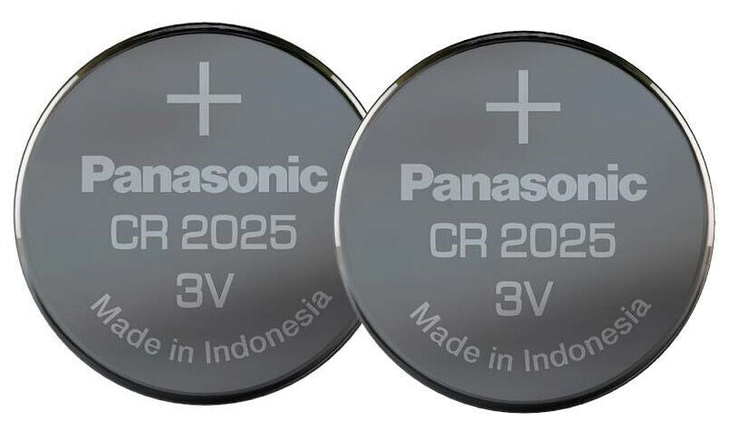 2 x SONY CR2025 3V Pila Batteria Tonda BOTTONE LITIO 2025 CR BR DL ECR KCR LM