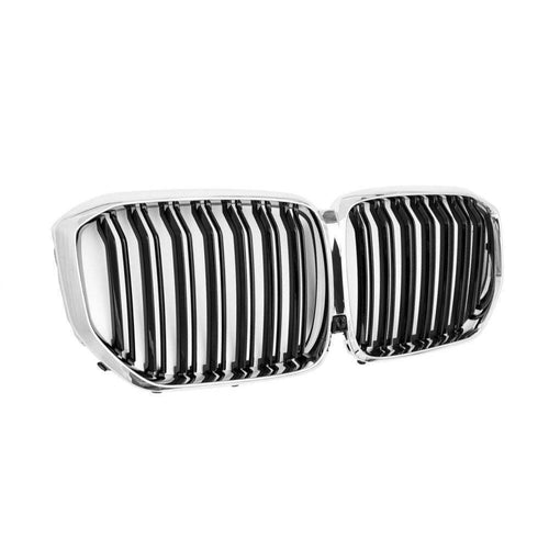 per X5 G05 2018-in poi Griglia Radiatore M Look Nero Cromato