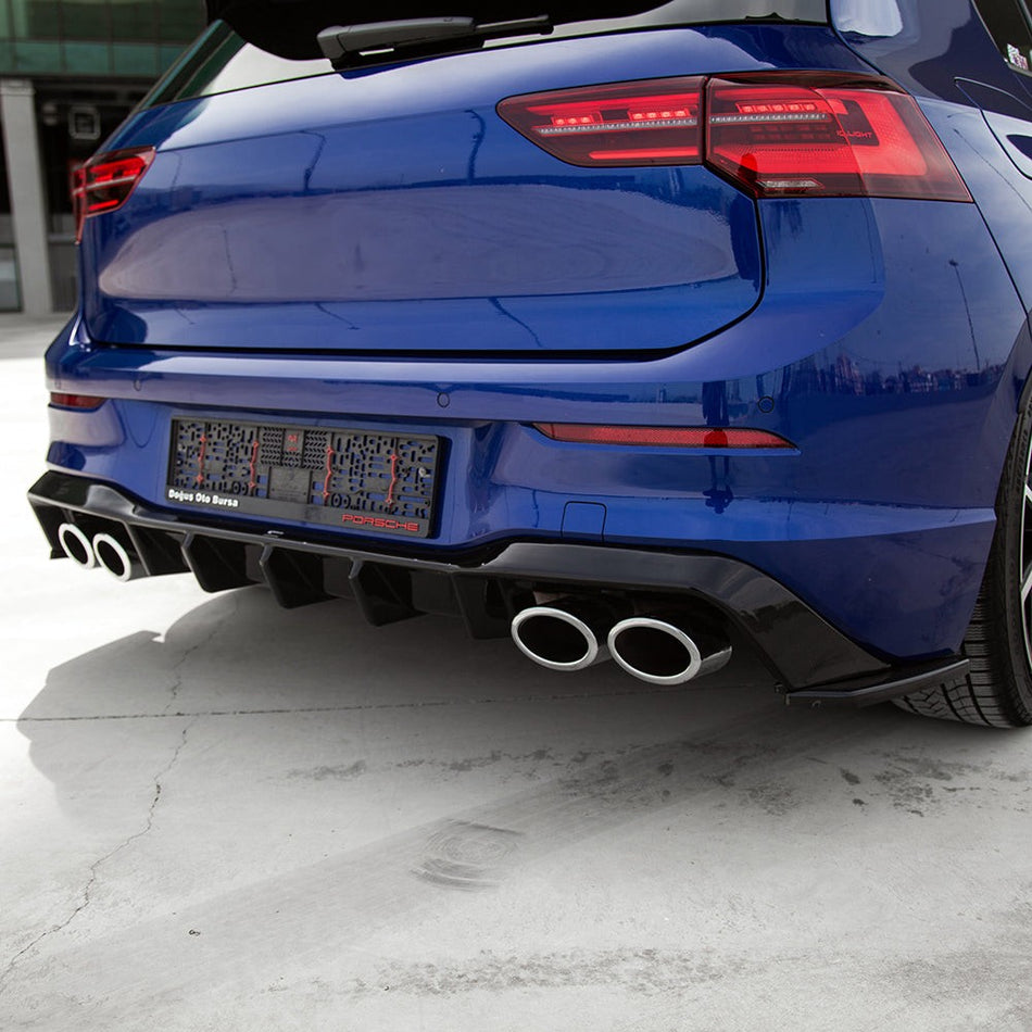 Splitter laterali posteriori compatibili con VW VOLKSWAGEN Golf R MK8 2020+