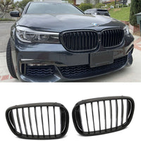 per BMW Serie 7 G11 G12 2015-2019 Griglia Anteriore M Look Nero Lucido