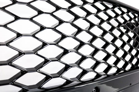 Griglia Calandra a Nido D'ape RS5 Look Nero Total Black per Audi A5 8T – vista 9