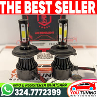 Kit 2✖️Lampadine LED FARI H4 durata oltre 50.000 ore -> 12000 LM EXTRA LUMINOSE