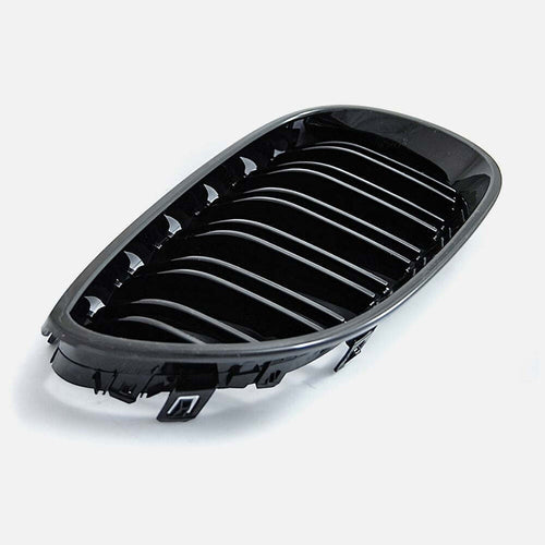 per Serie 5 E60 E61 2003-2010 Griglia M Look Nero Lucido