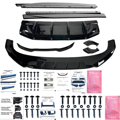 Bodykit Carrozzeria Pacchetto Sportivo per VW VOLKSWAGEN Tiguan R-Line MK3 2024+