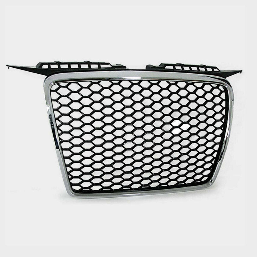 per AUDI A3 8P 8PA 2005-2008 Griglia Ottica RS3 Nero Cromato