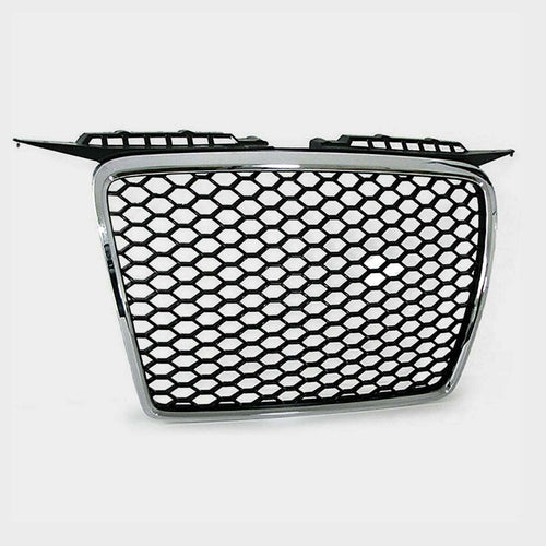 per AUDI A3 8P 8PA 2005-2008 Griglia Ottica RS3 Nero Cromato