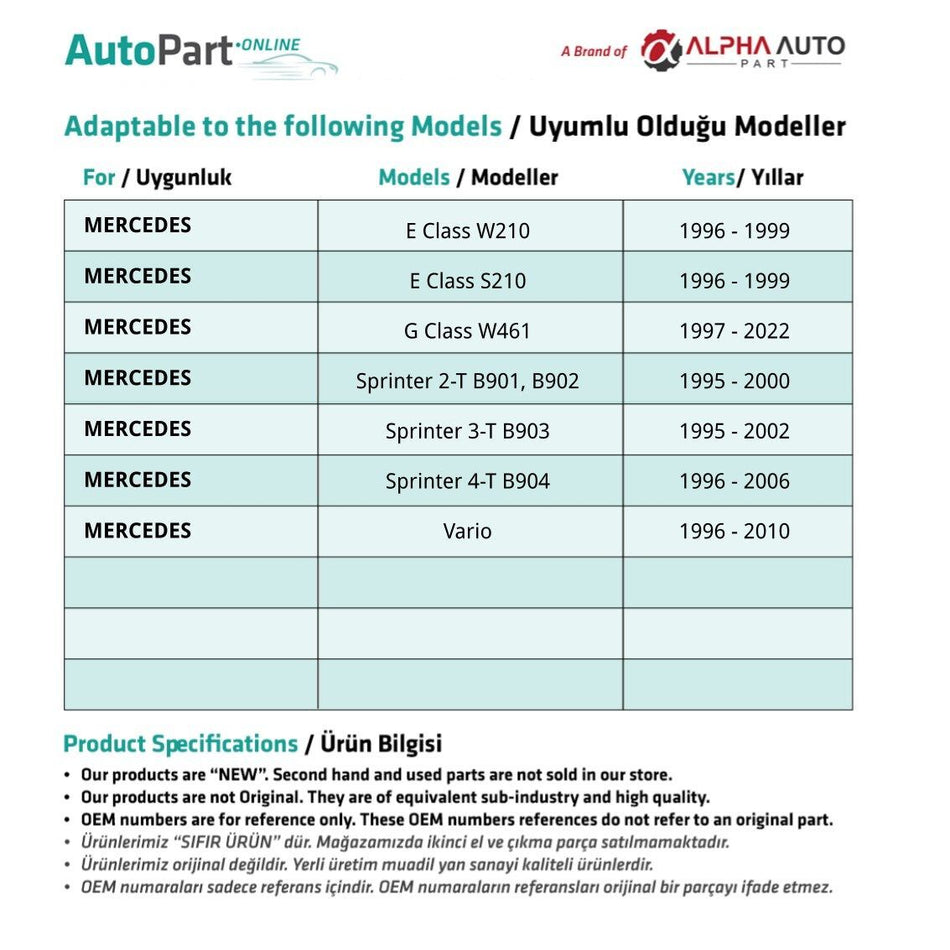 Iniettore trasformatore per Mercedes Classe E W210 S210