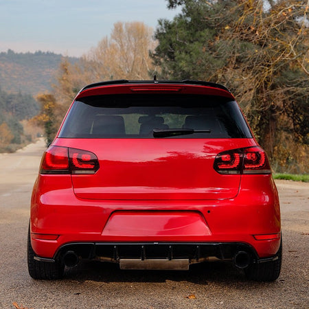 Splitter laterali posteriori compatibili con VW VOLKSWAGEN Golf MK6 GTI – vista 2