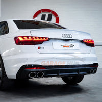 ✨DIFFUSORE  S4 Replica per AUDI A4 B9 S-LINE 2020-2022 POSTERIORE SOTTO PARAURTI