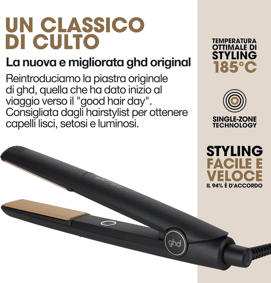 ghd Original, Piastra Capelli Professionale con Tecnologia in Ceramica...