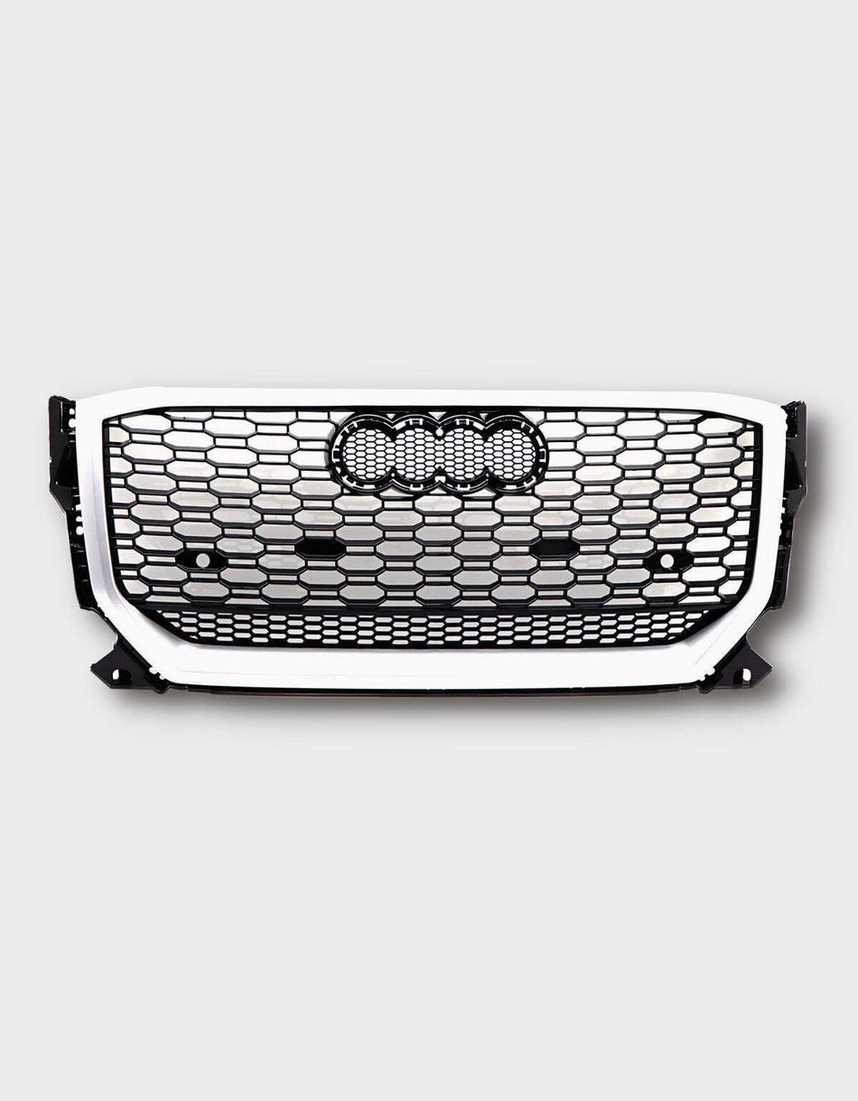per AUDI Q2 2016-2020 Griglia Radiatore Ottica RSQ2 Nero Argento