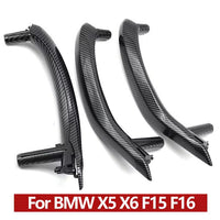 SET Completo MANIGLIE TUNING *CARBON Look* per BMW F15 X5 F16 X6 2013-2019