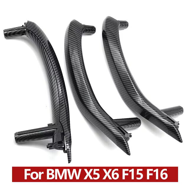 SET Completo MANIGLIE TUNING *CARBON Look* per BMW F15 X5 F16 X6 2013-2019