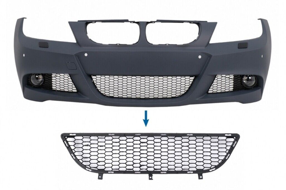 Griglia centrale inferiore paraurti anteriore per BMW serie 3 E90 E91 LCI (2008-