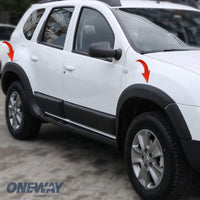 Copri passaruota compatibili con DACIA Duster Serie 1 2010-2017 con omologazione