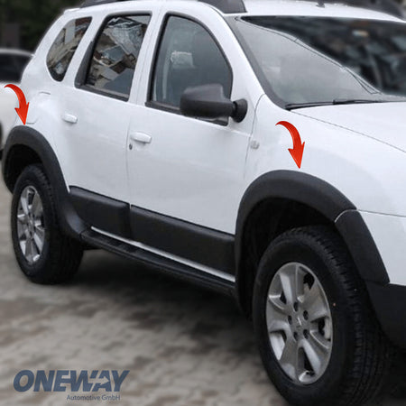 Copri passaruota compatibili con DACIA Duster Serie 1 2010-2017 con – vista 3