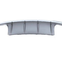 DIFFUSORE RS3 LOOK per Audi A3 8V BERLINA dal 2016-2019 (SOLO PER S-LINE) Silver