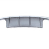 DIFFUSORE RS3 LOOK per Audi A3 8V BERLINA dal 2016-2019 (SOLO PER S-LINE) Silver