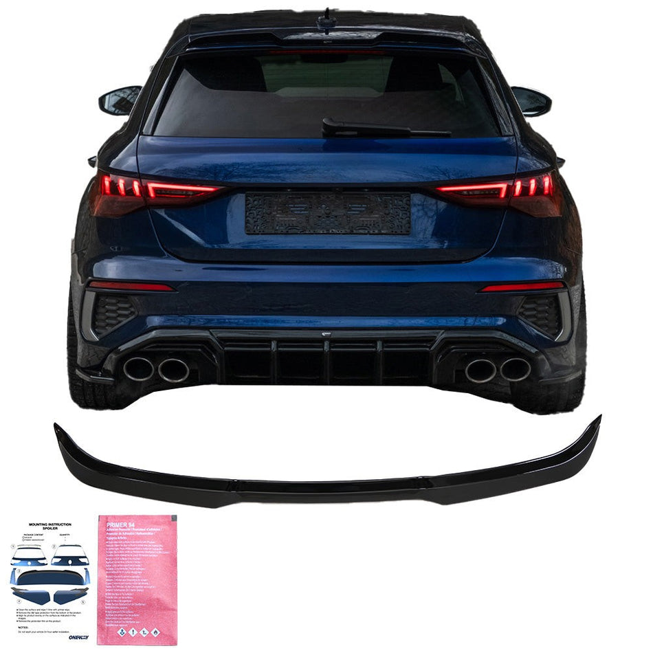Spoiler per tetto per AUDI S3 / RS3 / A3 S-Line 8Y (Sportback) 2020-2024 / A3 S-