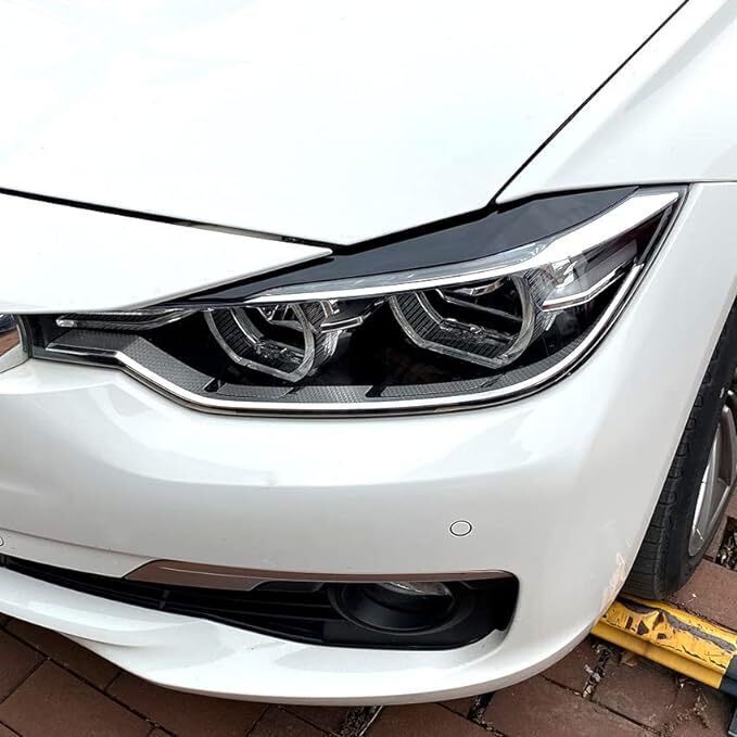 *SPORT LOOK* BMW Serie 3 F30 F31 320 328i PALPEBRE CIGLIA FANALI FARI ANTERIORI