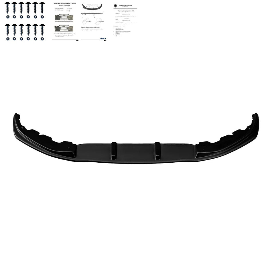 Splitter anteriore per BMW Serie 7 G11 M-Pack 2015-2018 con omologazione ABE TÜV