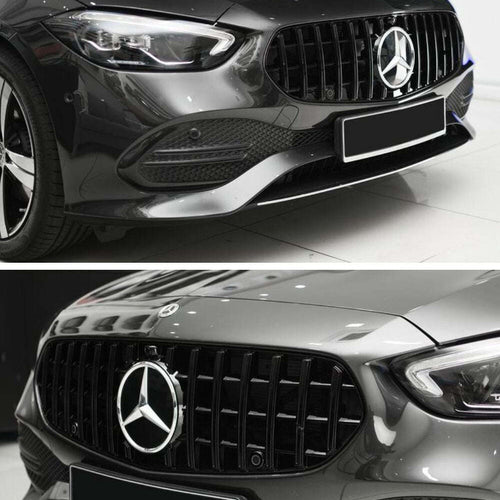 per Mercedes C W206 S206 Griglia Anteriore Panamericana GT Look