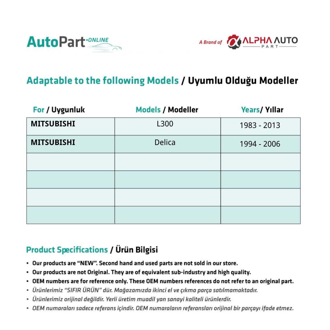 Guaina Pedale Frizione/Freno Mitsubishi L300 – vista 2