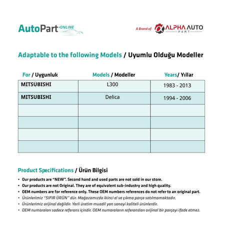 Guaina Pedale Frizione/Freno Mitsubishi L300 – vista 2