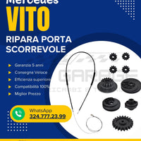 Kit Riparazione Porta Scorrevole Destra Laterale per Mercedes Viano Vito W639