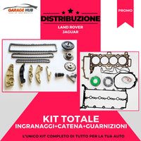 KIT CATENA+INGRANAGGI+GUARNIZION➡️LAND ROVER Evoque Avelar Discovery➡JAGUAR PACE