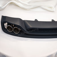 ➡️per AUDI A4 B8 2012-2015 DIFFUSORE Posteriore Replica ABT RS4 + TERMINALI INOX