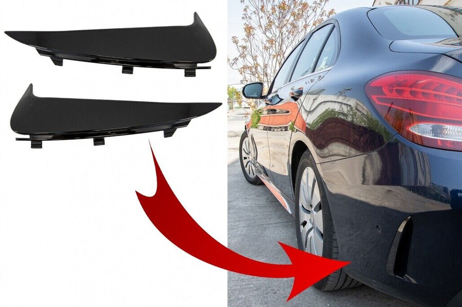 Alette laterali per paraurti posteriore Flics per Mercedes Classe C W205 (2014-2