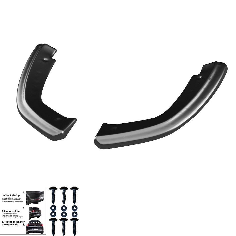 Splitter laterali posteriori compatibili con AUDI SQ5 / Q5 S-Line MK2 2017-2020